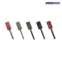 고무 추지석 드릴용 연마숫돌 3×8×3 (1팩/50pcs), WA120