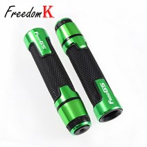 BMW 오토바이 알루미늄 고무 핸들 바 그립 F800GS GS GT 7/8 "22mm 캡 핸드 플러그, 06 F800GS green