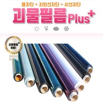 괴물필름 Plus 업그레이드 방한용 창문단열필름, 5m:블루