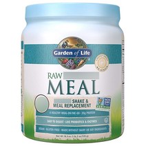 Garden of Life 로우 밀 오가닉 셰이크 파우더, 454g, 1개