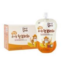 아이꼬야 안심 유기농 첫 보리차 120ml x 20p, 보리 + 현미 혼합맛 × 1개