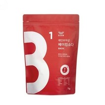 레인보우샵 베이킹소다 베이직, 1kg, 3개