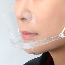 다용도 조리용 위생 마스크 투명 학교 급식식당 식품 제조공장 병원 시식용 요리용 마스크56854EA, 708