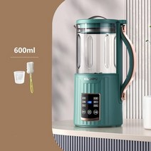 전자동 가정용 두유제조기 이유식 죽 제조기 미니멀 저소음 800ml 두유 다기능 기계, 초록, 영국, 220v