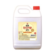 샘표 진 간장 금 F3 5L 업소용 식자재 대용량 X 2, 5000ml, 2개