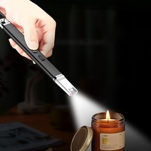 당일배송 신기한 LED램프 + 플라즈마 전자라이터 점화스틱 식당 캠핑 낚시용, 6 블랙