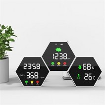 CO2 모니터 공기 에어질 기. PM2.5 온도 습도계. NDIR 센서, 한개옵션0