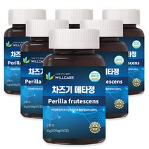 윌케어 차즈기 메타정 국내산 추출물 600mg x 60정, 6병