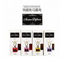 코코사라산도깨비 아로마디퓨저 방향제 디퓨저 4가지 아로마향 디퓨져, 산도깨비 아로마디퓨저세트 망고앤자스민