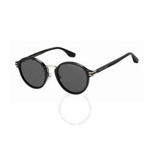 Marc Jacobs 그레이 라운드 남성 선글라스 MARC 533/S 02M2/IR 49