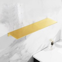 럭셔리 욕실 금색 선반 젠다이 트레이 장 수건걸이 북유럽 거울 앞 금빛 샤워장 화장실 벽, 40cm, 상세페이지 참조
