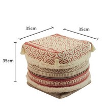 moroccan living room 침실 이불 매트 커버 바닥 다다미 패브릭 스툴 북유럽 이동식 보헤미안 이불 의자 쿠션 커버