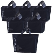 옷가게 비닐쇼핑백 블랙 50매 묶음 의류매장 비닐가방 쇼핑봉투