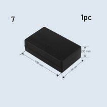 분전함 배전반 가리개 화이트 블랙 전자 프로젝트 상자 플라스틱 하우징 악기 보관 케이스, 100 x60 x30mm