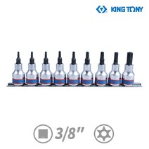 스피드툴 킹토니 홀별비트소켓세트9pcs 3119PR8 복스알 복스세트, 1개
