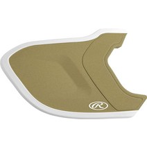 Rawlings Mach EXT 배팅 보호헬멧 연장 플랩 피스 베가스 황금 왼손 반죽, Left Hand Batter, Vegas Gold
