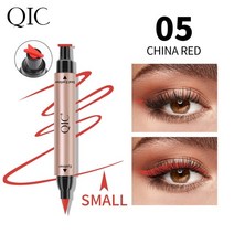 블랙 액체 아이 라이너 전문 방수 브라운 블루 퍼플 스탬프 마커 젤 펜슬 화장품 메이크업, 한개옵션1, 02 05