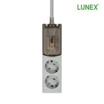 루넥스 4000W 국산 고용량멀티탭 2구 누전차단, 1개, 5m
