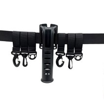 [2+1 행사] 조정식 낚싯대 홀더 벨트 낚시 웨이더 웨이딩 서핑 카약 094C, 2.Belt with Barrel