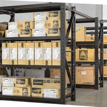 파레트렉 적재대 중량렉 창고용선번 고릴라렉 수납용, 120x40x180 180kg매트블랙4단메인