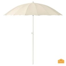 이케아 파라솔 2m, 200cm, 아이보리쟈드