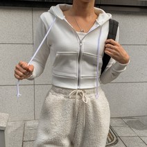 [바보사랑] 겟잇미 타우모 크롭 미니 후드 집업 점퍼 [겟잇미]