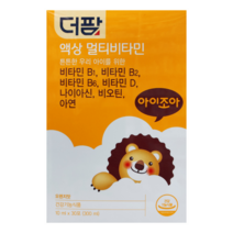 더팜 멀티비타민 액상 30포 오렌지맛 아이조아, 1개