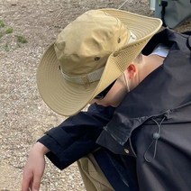 버킷햇 남 캠핑 남성 봄여름 얇은 나들이 챙 여 아웃도어 선 메이커 낚시 등산모, 카키