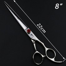 강아지 개 미용 커브 가위 7 ''/8''/9 ''애완 동물 와 고양이를위한 전문 헤어 커팅 일본 SUS440C, 02 1 pcs