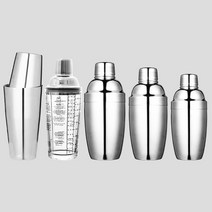 코스토프 칵테일도구 스테인레스 스틸 칵테일쉐이커 세트, 1개, 칵테일 쉐이커 550mL