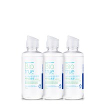 바슈롬 바이오 트루 렌즈 보존액, 3개, 120ml