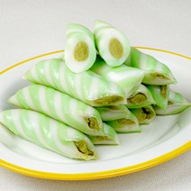 [HIT 캔디떡 ] 굳지않는 녹차 맛 앙금 가래떡 500g 국내산 100%멥쌀로 만든 간식 식사대용 아침대용 앙꼬 떡 1팩 3팩 5팩, 500g X 3팩