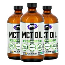 [3개] 나우푸드 MCT 오일 무향 473ml 무맛 엠씨티