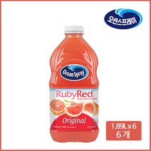 오션스프레이 루비 레드 자몽 드링크 1.89L (Ruby Red), 6개