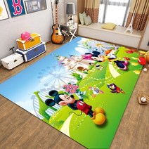 아기 체육관 신생아 유아 놀이 놀이방 매트 베이비 장난감 Disney Minnie Mickey Baby Play Mat Crawling Children Room Decor Rug, [02] 10
