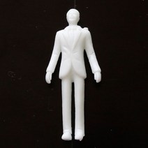 한결모형 인체모형 (1대30) 건축모형 테라리움 디오라마, 001-A. 수트입은 남자(백색_1:30)