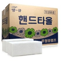 땡큐 무형광 펄프 핸드타올, 1개, 4500개
