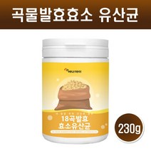 곡물발효효소 곡물효소 소화효소 분말 가루 18종 혼합 발효 효소 유산균 현미 보리 검은콩 단백질 천연 소화효소제 아밀라아제 락타아제 엔자임 파우더 효능 대용량, 1통