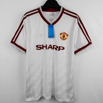 86-88 맨체스터유나이티드 레트로 유니폼 상의 마킹 포함