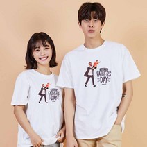 파더DAY 디지털프린팅 인쇄티셔츠 반팔티 오버핏