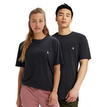 2122 버튼 스노우 보드 티셔츠 BURTON Colfax Short Sleeve T-Shirt True Black