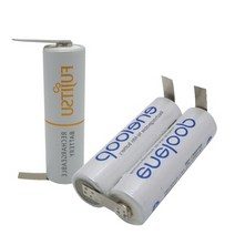 바리깡 충전배터리 1.2V 2.4V AA 니켈수소 Ni-MH 단자타입 면도기 이발기 클리퍼 충전지 브라운 필립스 파나소닉 리필배터리, 2-2) 이킵 2.4V 2000mAh