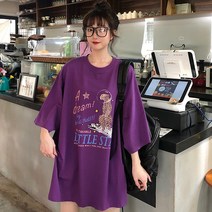 t셔츠 여성 개성 트렌드 와이드 루즈핏 하라쥬크 CHIC 홍콩무드 MSCHF 상의 체구 709958637