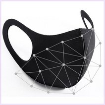 3d 입체 블랙 인 스판 마스크 일회용 남녀공용 패션 면 용 kf 94 80 N95 보건용 아님 f8a 국내생산 필터교체용 위생 중�, 상세페이지 참조