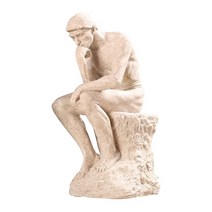 로댕 생각하는사람 피규어 미니어쳐 빈티지 장식, Sand