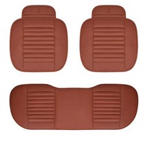 PU 가죽 자동차 좌석 커버 메르세데스 GLA GLC GLE GLK GLS ML 클래스 G, Brown 5 Seat