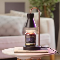 아로마컴퍼니 루체 캔들워머+지니어스 캔들 라지자+할로겐전구 2개 세트, 루체 블랙카퍼+미드썸머나잇