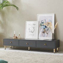 뷰티그레이 TV거실장 1600-1단 KD494, 그레이AAF67