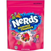 [미국직배송]너즈 구미 클러스터 젤리 226g Nerds Gummy Clusters Candy 8oz