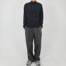 뉴메이드 / 가을 겨울 범 코듀로이 와이드 팬츠 / 검 카 크림